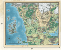 D&D Sword Coast Adventure Guide Faerun Map Set